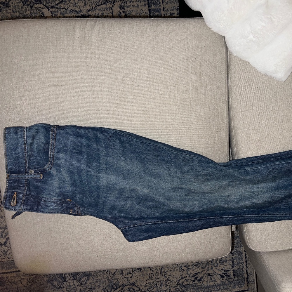 Cropped flare jeans